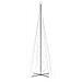 Albero di Natale a Cono Bianco Caldo 3000 LED 230x800 cm - Foto miniatura 1