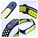 Cinturino Silicone Watch Band Per Xiaomi Mi Band 5 - 6 - 7 Black-green - Foto miniatura 2