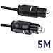 Opt5m Cavo Fibra Ottica Audio Ottico Digitale 5m Black - Foto miniatura 2