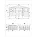 Casa Da Giardino In Legno Naturale 418x520 Cm / 20 M²- Magazzino Esterno Con Finestre - Capanno Da Giardino - Timbela M333 - Foto miniatura 6
