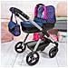 Carrozzina Per Bambole Stule Pram Blu Marino 63 Cm - Foto miniatura 3