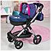 Carrozzina Per Bambole Stule Pram Blu Marino 63 Cm - Foto miniatura 5