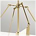 Lampadario Industrial Nordico Calters Alluminio Oro Champagne Led 49w 3000k - Foto miniatura 2