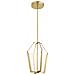 Lampadario Industrial Nordico Calters Alluminio Oro Champagne Led 49w 3000k - Foto miniatura 1