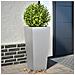 Fioriere Da Giardino 2 Pz 35x35x75 Cm In Acciaio Zincato - Foto miniatura 6