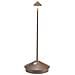 Lampada A Led Da Tavolo Pina Pro Corten Ricaricabile E Dimmerabile Senza Fili 2200-2700-3000k - Foto miniatura 1