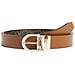 Ck Must Rd Buckle Rev 2.5 Belt Cintura Pelle Accessori Donna Marrone Eu 80, K60k609981 0hf - Foto miniatura 1