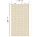 Tenda Antimosca Antirumore Caduta Pannello Porta Finestra Casa Pon Pon Vari Colori 120x230 Beige - Foto miniatura 5