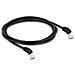 Cavo di rete RJ45 Cat. 6A S /FTP da 45° angolato verso il basso 2 m nero - Foto miniatura 2