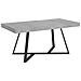 Tavolo allungabile 90x180/284 cm Booster cemento gambe antracite - Foto miniatura 1