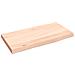 Ripiano A Parete 40x20x2 Cm Legno Massello Rovere Non Trattato - Foto miniatura 2