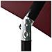 Lusso Casadino -  Ombrellone A Sbalzo Con Palo In Acciaio E Led Bordeaux 2x3 M - Foto miniatura 7