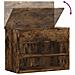 Lusso Casadino -  Scarpiera Rovere Fumo 60x30x45 Cm In Legno Multistrato - Foto miniatura 7