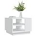 Lusso Casadino -  Tavolino Da Salotto Bianco 55x55x43 Cm In Truciolato - Foto miniatura 3