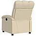 Poltrona Elettrica Reclinabile Crema In Tessuto - Foto miniatura 4