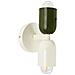 Set Di 2 Lampade Da Parete Topi Metallo Bianco Sporco - Foto miniatura 3