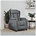 Poltrona Reclinabile Elettrica Grigia in Similpelle - Foto miniatura 2