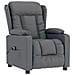 Poltrona Reclinabile Elettrica Grigia in Similpelle - Foto miniatura 3
