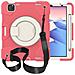 Custodia Per Ipad Pro 11/air 5/4 Con Supporto E Tracolla Rosa - Foto miniatura 1
