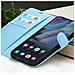 Custodia A Portafoglio Per Galaxy S21 Fe 5g Con Supporto E Linguetta Magnetica, Azzurro - Foto miniatura 3