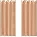Tende con tende 2 pcs Marrone chiaro 245x140cm Poliestere - Foto miniatura 1