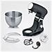 Impastatrice Planetaria Multifunzione Da 5,5 L E 1000 W, Nera /acciaio Inossidabile - Km3898 - Foto miniatura 2