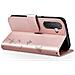 Custodia A Portafoglio Per Galaxy A26 Design Premium Fiori Farfalla, Rosa Champagne - Foto miniatura 4