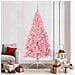 Albero di Natale artificiale con luci integrate Rosa 210 cm PVC - Foto miniatura 2