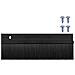 Spazzole per porte a vite 2 pcs Nero 100 cm Lega di alluminio - Foto miniatura 6
