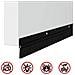 Spazzole per porte a vite 2 pcs Nero 100 cm Lega di alluminio - Foto miniatura 9