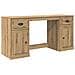 Scrivania con armadietto Rovere artigianale 154,5 x 50 x 75 cm - Foto miniatura 1