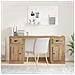 Scrivania con armadietto Rovere artigianale 154,5 x 50 x 75 cm - Foto miniatura 2