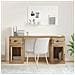 Scrivania con armadietto Rovere artigianale 154,5 x 50 x 75 cm - Foto miniatura 5