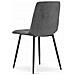 PYRA CHAIR Sedia in velluto grigio scuro dal design moderno per il soggiorno - Foto miniatura 4
