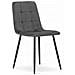 PYRA CHAIR Sedia in velluto grigio scuro dal design moderno per il soggiorno - Foto miniatura 1