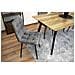 PYRA CHAIR Sedia in velluto grigio scuro dal design moderno per il soggiorno - Foto miniatura 7