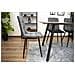 PYRA CHAIR Sedia in velluto grigio scuro dal design moderno per il soggiorno - Foto miniatura 8