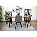 PYRA CHAIR Sedia in velluto grigio scuro dal design moderno per il soggiorno - Foto miniatura 9