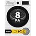 C WD R48M WBS IT, Capacità 8kg, classe C, colore White, Display digitale XL, Wi-Fi, IronTouch - Foto miniatura 2