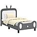 Struttura letto bambini con testata Grigio Chiaro 80 x 160 cm - Foto miniatura 1