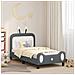 Struttura letto bambini con testata Grigio Chiaro 80 x 160 cm - Foto miniatura 2