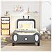 Struttura letto bambini con testata Grigio Chiaro 80 x 160 cm - Foto miniatura 3