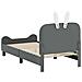 Struttura letto bambini con testata Grigio Chiaro 80 x 160 cm - Foto miniatura 7