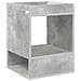 Tavolino Grigio cemento 40 x 40 x 56 cm Legno multistrato - Foto miniatura 7