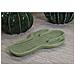Vassoio Decorativo Cactus In Poliresina Verde Con Texture Intrecciata - Foto miniatura 7