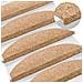 Tappetini per scale autoadesivi 15 pcs Beige 80 x 24,5 x 3,5 cm - Foto miniatura 2