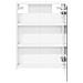 Mobiletto per specchio da bagno Bianco 43 x 11,5 x 60,5 cm - Foto miniatura 7