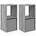 Comodino 2 pcs Grigio Sonoma 35 x 32 x 68,5 cm - Foto miniatura 1