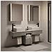 Set di Armadi da Bagno 5 pcs Grigio Cemento 53 x 15,5 x 70 cm - Foto miniatura 4