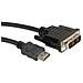 Cavo e Adattore Video RO11.04.5519 1m DVI HDMI Nero - Foto miniatura 1